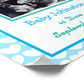 Het is een jongen, Zwangerschap Aankondiging Ultra Poster (Hoek)