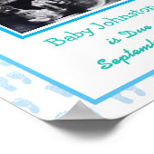 Het is een jongen, Zwangerschap Aankondiging Ultra Poster (Hoek)