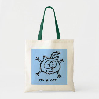 Het is een kat tote bag