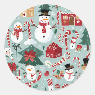 Het is een Kerst sticker