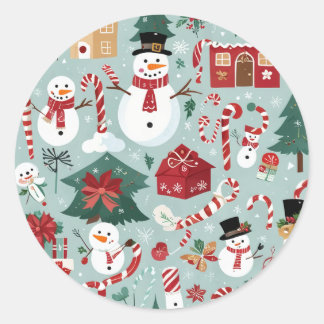 Het is een Kerst sticker