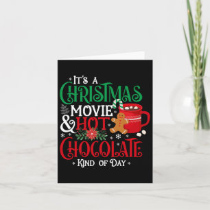 Het is een kerstfilm & hete chocolade soort va kaart