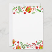 Het is een kerstfoto kerstkaart (Achterkant)