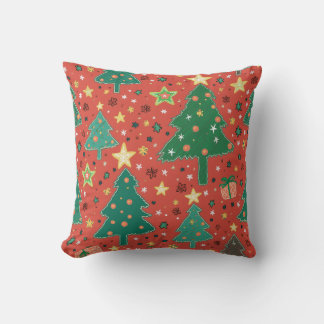 Het is een kerstkussen. kussen