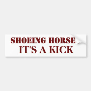 HET IS EEN KICK BUMPERSTICKER