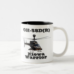 Het is een Kiowa! - Koffie-Mok Tweekleurige Koffiemok