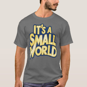 Het is een klein wereldshirt t-shirt