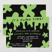 Het is een kleine tijd! Birthday-uitnodiging Kaart (Voorkant / Achterkant)