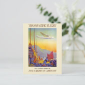 Het is een kleine wereld van Pan American Airways Briefkaart (Staand voorkant)