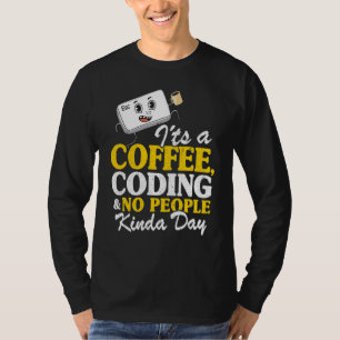 Het is een koffie-code en geen mensen die dag voor t-shirt