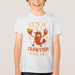 Het is een kreeft soort dag grappige zeevruchten v Tri-Blend shirt