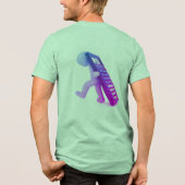 "Het is een kruis dat ik moet Beren" Tri-Blend Shirt (Achterkant)