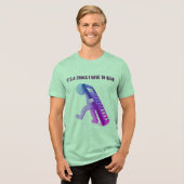 "Het is een kruis dat ik moet Beren" Tri-Blend Shirt (Voorkant volledig)