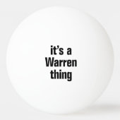het is een kwestie van warren pingpongballen (Voorkant)