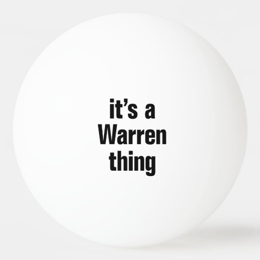 het is een kwestie van warren pingpongballen (Voorkant)