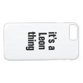 Het is een Leon ding Case-Mate iPhone Case (Achterkant (Horizontaal))