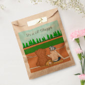 Het is een Lil' Slugger | Met honkbal behandeld Ba Bedankzakje (Gezegeld)