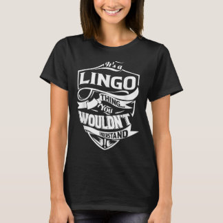Het is een Lingo ding cadeautjes T-shirt