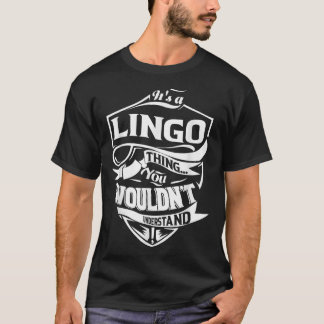Het is een Lingo ding cadeautjes T-shirt