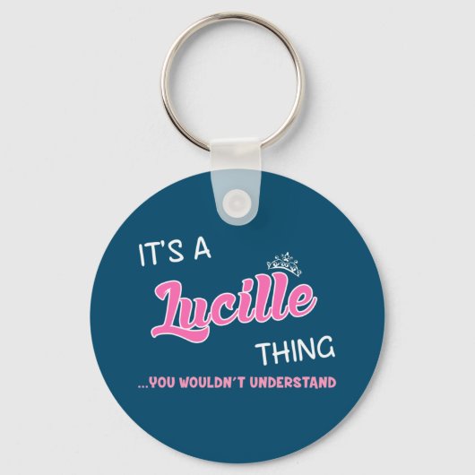 Het is een Lucille ding dat je niet zou begrijpen Sleutelhanger (Voorkant)