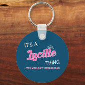 Het is een Lucille ding dat je niet zou begrijpen Sleutelhanger (Voorkant)