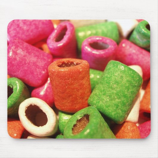 Het is een magnetisch Snoep Mouse Mat Muismat (Voorkant)