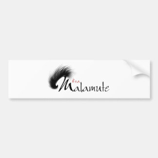 Het is een Malamute Bumpersticker