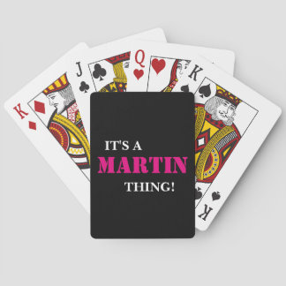 HET IS EEN MARTIN DINGEN! SPEELKAARTEN