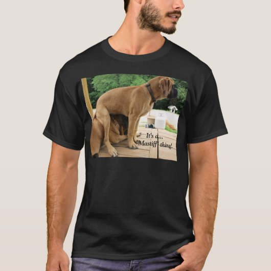 Het is een Mastiff-ding. Engels Mastiff-shirt T-shirt (Voorkant)