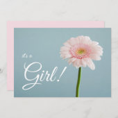 Het is een meisje! aankondiging (Voorkant / Achterkant)