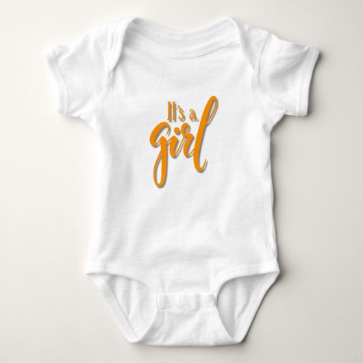 Het is een meisje baby romper (Voorkant)