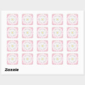 HET IS EEN MEISJE BABY SHOWER Daisy Theme Stickers (Vel)