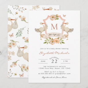 Het is een meisje. Baby Shower Kaart