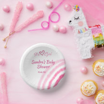 HET IS EEN MEISJE BABYSHOWER ROZE REGENBOOG PASTEL