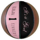 Het is een meisje basketbal (Verticaal)