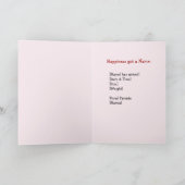 Het is een meisje! bekendmaking (Binnen)