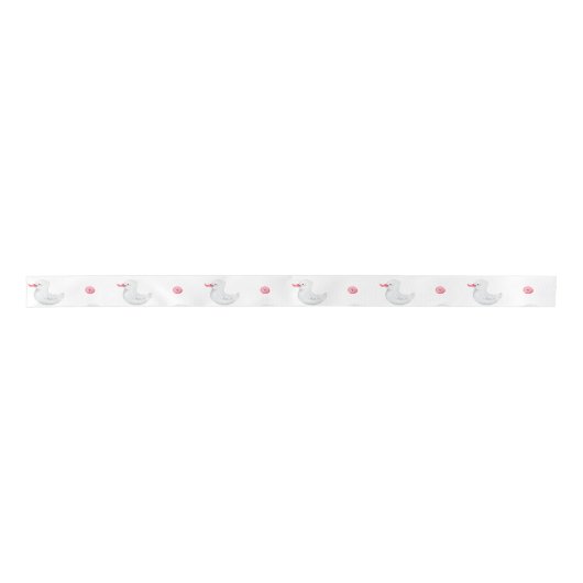 Het is een meisje: Cute Duck Pattern Lint (Voorkant)
