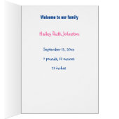 Het is een meisje dubbele foto aangepaste tekst ge (Binnen (Rechts))