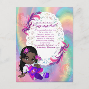 Het is een meisje - een Cutie-Pie Briefkaart