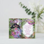 Het is een meisje - een melkachtig zeemeermin Baby Briefkaart (Staand voorkant)