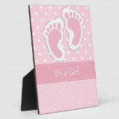 Het is een meisje fotoplaat (Zijkant)