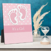 Het is een meisje fotoplaat (Zijkant)