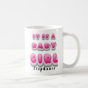 Het is een meisje! Gender Reveal Pasgeboren Mok Gi