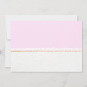 Het is een meisje. Giraffe Baby shower Kaart (Achterkant)