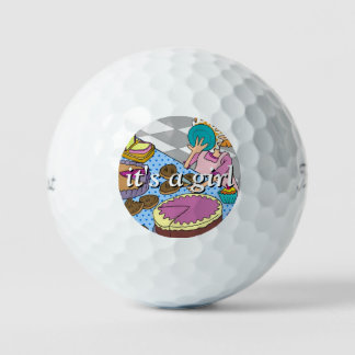 het is een meisje golfballen door dalDesignNZ