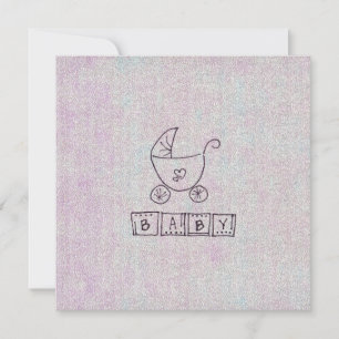 Het is een meisje kaart