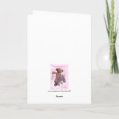 Het is een meisje! kaart (Achterkant)