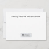 Het is een meisje kaart (Achterkant)