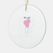 Het is een meisje keramisch ornament (Links)