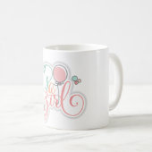 Het is een meisje. koffiemok (Voorkant rechts)